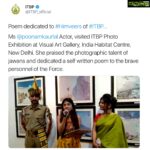Poonam Kaur Instagram – @itbp_official it’s my luck that I had the opportunity to dedicate my poem to all the soldiers of our country … I pray for them … their families and our country everyday …. we are all safe because of u … this is the minimal I could do …. thank u so much #jaihind #jaibharat 🇮🇳