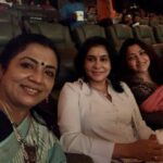 Poornima Bhagyaraj Instagram - Movie night with friends @aranmanai 3