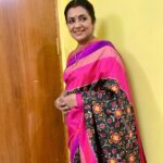 Poornima Bhagyaraj Instagram - Seeking divine blessing amidst august company. Thank you Ammu and Sachu
