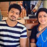 Poornima Bhagyaraj Instagram - Happy birthday Vijay, a simple and down to earth human being. God bless you with great success and happiness 💐💐💐🤗