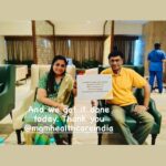 Poornima Bhagyaraj Instagram - We got our vaccine done today. Pls go and get yours too without further delay @mgmhealthcareindia