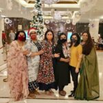 Poornima Bhagyaraj Instagram - Happy times happier memories with friends and the new masks the new velvet collection only @poornimas_store