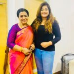 Poornima Bhagyaraj Instagram - During the sangamam shoot of suryavamsam and neethaaney enthan Pon Vasanthamma