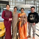 Poornima Bhagyaraj Instagram – So happy meeting friends at Siima Hyderabad