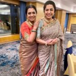 Poornima Bhagyaraj Instagram - So happy meeting friends at Siima Hyderabad