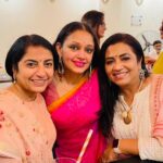 Poornima Bhagyaraj Instagram - Happiness with our 80’s gang at Hasini’s birthday. Blessings from dear Manni