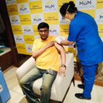 Poornima Bhagyaraj Instagram – We got our vaccine done today. Pls go and get yours too without further delay @mgmhealthcareindia