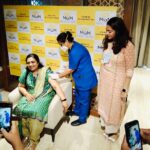 Poornima Bhagyaraj Instagram - We got our vaccine done today. Pls go and get yours too without further delay @mgmhealthcareindia