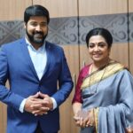 Poornima Bhagyaraj Instagram - During the sangamam shoot of suryavamsam and neethaaney enthan Pon Vasanthamma