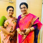 Poornima Bhagyaraj Instagram - During the sangamam shoot of suryavamsam and neethaaney enthan Pon Vasanthamma