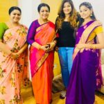 Poornima Bhagyaraj Instagram - During the sangamam shoot of suryavamsam and neethaaney enthan Pon Vasanthamma