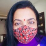 Poornima Bhagyaraj Instagram – And the use of masks continue