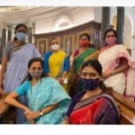Poornima Bhagyaraj Instagram - Women power in parliament wearing our #Vetivermasks 😍 @supriyasule @sumalathaamarnath ❤️@ _thamizhachi_
