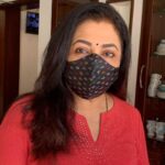 Poornima Bhagyaraj Instagram - Silk and brocade vetiver masks for a royal look