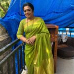 Poornima Bhagyaraj Instagram - Shoot mode Suryavamsam @zeetamizh @prashanti06 @poornima_bhagyaraj