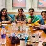 Poornima Bhagyaraj Instagram – Full laughter night out with friends