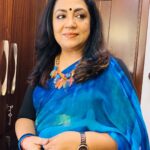 Poornima Bhagyaraj Instagram - Dressing up