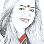 Poornima Bhagyaraj Instagram - Just found this pen and ink drawing sent to me by WhatsApp by the artist and photographer Shri Radhakrishnan from Bangalore . Thank you @vkprakash61