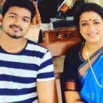 Poornima Bhagyaraj Instagram – Happy birthday to the charismatic Vijay. May god bless you with good health and greater success😊💐