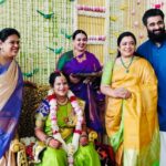 Poornima Bhagyaraj Instagram - AtPrarthana’s valaikappu. God bless you dear