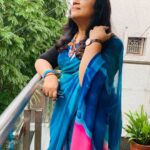 Poornima Bhagyaraj Instagram – Dressing up