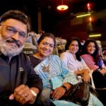 Poornima Bhagyaraj Instagram - Movie night with friends @aranmanai 3