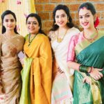 Poornima Bhagyaraj Instagram - AtPrarthana’s valaikappu. God bless you dear
