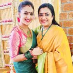Poornima Bhagyaraj Instagram - AtPrarthana’s valaikappu. God bless you dear