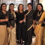 Poornima Bhagyaraj Instagram - Once again at our 80’s reunion 🤩 really happy times with our 80s buddies. A one of its kind getogether with 37 actors from five different states. Thank you dear Chiranjeevi gaaru for giving us such a beautiful memory 😍 @khushsundar @suhasinihasan @sethuppathy