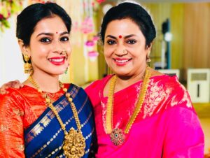 Poornima Bhagyaraj Instagram - Wedding times at coimbatore 😇❤️
