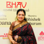 Poornima Bhagyaraj Instagram - With the legends and the extraordinarily talented shobana at the inauguration of her dance show ‘Bhav’