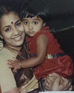 Poornima Bhagyaraj Instagram - Happy birthday to my dearest Amlu. I can never explain my feelings of happiness the moment I first held you in my arms. Love you to the moon 💕💕💕Have a wonderful day