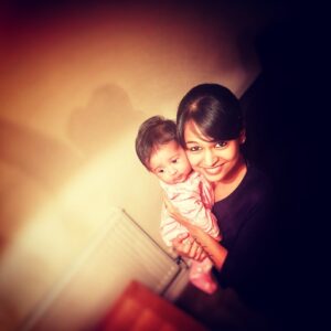 Poornitha Instagram - I often wonder about how the word "Mother" means different things to different people.
'Mother' is a very very complex word for me, one filled with a plethora of emotions. Ofcourse everyone will say their mom is the best but my mom was truly the best in the entire world :)
I had an amazing, strong, powerful and an absolutely beautiful soul for a mom who would move mountains for me. 
As I sit on my couch with my little Navya sleeping in my arms, all I can think of when I see her innocent and super cute face, is whether i would be a perfect mother to her. The kind of perfect that my mother was :)
I'd consider Navya very very lucky if I was even just 10% of what my mother was to me. The person I still look up to, not just for mommy related things, but most importantly how to be a good human. 
From changing a zillion diapers a day to trying to put her to sleep, to handling her mood swings, to entertaining her, to crying in the bathroom because you feel you can't do this anymore.. being a mom is not easy. Navya was a planned baby and despite that, I feel like I wasn't ready to be a good mom by the time she arrived. 
Somehow after all that, when my cutie wakes up in the morning, flashes me her toothless smile, that's all the energy I need to get up and be the best mom I can be for my little one :) Happiest 4th month on planet Earth to my little baby girl Navya :) I know her grandma is looking down and enjoying her grow up every single day.
#kalyaniunfiltered #beingamom #vsco #vscocam