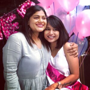 Poornitha Instagram - Happy birthday chickoo😘you my girl are one the most amazing and strong human I have come across and I am extremely lucky to call you family..You have inspired me to be a better person and I can’t thank you enough.. I love you and Happy Happy Birthday @adithysrinaath 🎉🎊 #birthdaygirl #besthuman#vsco #vscocam