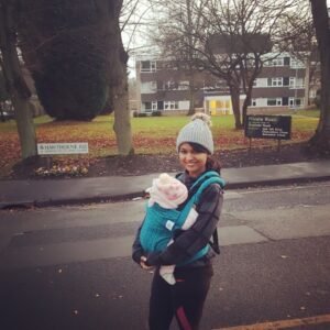 Poornitha Instagram - Our walks in this super cold place have become so easy and fun with @soulslings that we don’t have to stay indoors and can explore the city and Navya is very happy and comfortable sitting in them that she could stay in it all day 😊 Thank you @soulslings  Navya is loving her Aseema sling🤗 #happybabyhappymommy #soulslings #babywearingwithsouls #vsco #vscocam