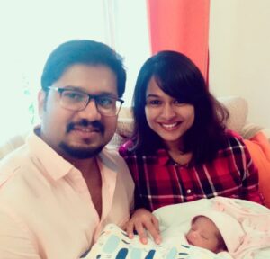 Poornitha Instagram - I thought I knew what love was, and then came in this little bundle of joy to who has shown me an entire new meaning to my life. In the middle of all the sleepless nights comes one little giggle that just drives all my tiredness away and gets me all excited for a new day discovering new things about her :)
I thought I just couldn't love my husband more but seeing him be such a hands on dad just makes me fall in love with him more and more everyday :) To a new phase in my life filled with lots of love, giggles, hugs and stolen kisses. #happyplace #vsco #vscocam