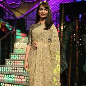 Poornitha Instagram - Do you have exciting plans this weekend? I say cancel them, because this plan is much much better than any plan you have - Tune in to @Zee Tamizh at 2pm tomorrow for Semi Finals week 3. Cheer on the finalists of this season of Junior Senior!! Outfit Magic courtesy - @hangar_atelier by Siddharth Shashankan #vsco #vscocam