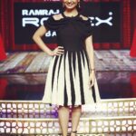 Poornitha Instagram - My top prayer to God everyday is to make him fast forward my life to a time when i get to keep all the clothes I'm given for a show 😂 It's not outfit courtesy.. it's Happiness courtesy - @hangar_atelier Catch me at 2 30pm today on Zee Tamil for 2 reasons. Reason 1: I'll be twirling around in this beauty made by Siddharth Shashankan. Reason 2: It's week 2 of quarter finals!! Oh yeah, the pressure is on! #blackandwhite #favcombo #dressmeup #retailtherapy #artistlife #zeetamil #juniorsenior #vsco #vscocam