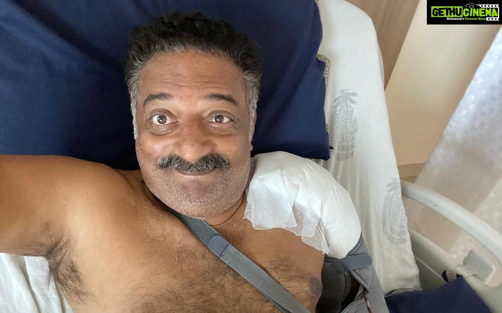 Prakash Raj Instagram - The 👿 devil is back… successful surgery.. thank you dear friend Dr #guruvareddy and 🤗🤗🤗 thank you all for your love n prayers.. back in action soon 💪😊
