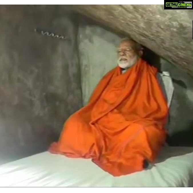 Prakash Raj Instagram - Roll camera... action .. MEDITATION WITH THE CAMERA ON ..har har Modi #kedarnath #bjpbhagaodeshbachao #narendramodi #dramamodi #loksabha #loksabhaelections2019