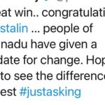 Prakash Raj Instagram – A great win.. congratulations @mkstalin … people of Tamilnadu have given a mandate for change. Hope n wish to see the difference.. all the best #justasking