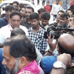 Prakash Raj Instagram - Thanks to #swarajindia leader #yogendrayadav to come and support Prakash Raj today at the campaign at Mahadevpura constituency today 🙏🏻