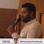 Prakash Raj Instagram - Vote for your candidate ! what does your conscience say ? Time to wake up and #rebootbangalore let’s make #bengulurucity garden city again . Communal politics doesn’t work here. Vote wisely #WhistleGeVoteHaaki #prakashrajforprogress #independentcandidate #bangalorecentral Bangalore, India