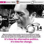Prakash Raj Instagram - What have these national parties done for the people here? People don’t have drinking water facilities, government schools are shutting down, the city’s green cover is being destroyed & the ominous traffic. It’s time for alternative politics. It’s time for change. Prakash Raj