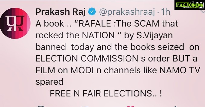 Prakash Raj Instagram - Is this FAIR ELECTIONS ???? #Prakashraj #WhistlegeVoteHaaki #VoteforWhistle #thinkmaadivotemaadi #chaloparliament #citizensvoice #changeisachoice #VoteforPrakashRaj #whistleblower #whistlehodi #shivajinagar #shantinagar #cvrramannagar #rajajinagar #gandhinagar #mahadevpura #sarvagnanagar #chamarajpet #bangalorecentral Bangalore, India