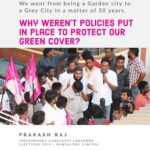 Prakash Raj Instagram – We went from being a Garden city to a Grey City in a matter of 50 years. Why weren’t policies put in place to protect our green cover? Come support us join this link – http://bit.ly/joinPrakashRaj or give us a missed call 7412-931-931  #chaloparliament #thinkmaadivotemaadi #democracy