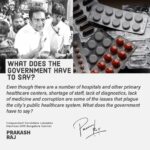 Prakash Raj Instagram – Even though there are a number of hospitals and other primary healthcare centers, shortage of staff, lack of diagnostics, lack of medicine and corruption are some of the issues that plague the city’s public healthcare system. What does the government have to say? #citizensvoice