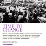 Prakash Raj Instagram - Why are parents sending their children to private schools even as they struggle to pay the fees? Why are they taking loans and borrowing money to send them to private schools despite their being public schools. It’s time to change this troubling trend! #prakashraj #schools