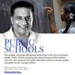 Prakash Raj Instagram - A good public education system is vital to create a better society. Let’s educate and empower! #joinprakashraj #Prakashraj #thinkmaadivotemaadi #chaloparliament #citizensvoice #changeisachoice #bangalorediaries #bangalorecentral #education #schools #basicneeds #society
