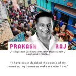 Prakash Raj Instagram – Get connected to our campaign by joining our official WhatsApp group. Link in Bio .
Or visit our website – www.prakashraj.com
Or give us a missed call on 7412-931-931